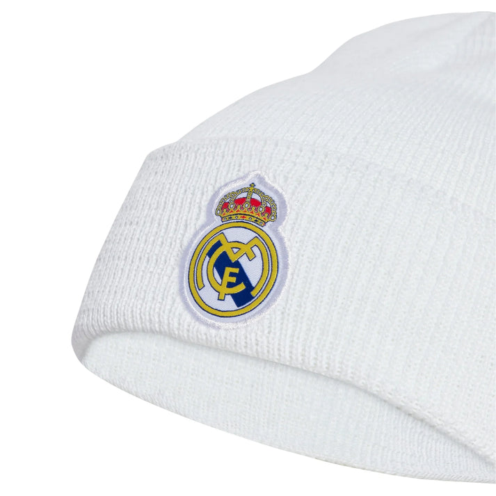 Adidas Real Madrid Unisex White Woolie Beanie photo 3