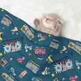 thumbnail image 2 of Pofeuu Vintage Tape Players And Skates Print Puppy Blanket,Dog Blankets,Pet Blanket Cozy Cat Blankets for Indoor Cats, Fuzzy Pet Blanket for Kitten Doggy Dog Blankets-Medium, 2 of 8