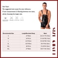 thumbnail image 7 of Vxuxlje Men Shiny Metallic Dungarees Suspender Shorts Hot Pants Bib Overall Jumpsuits Clubwear Black 3XL, 7 of 7