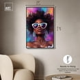thumbnail image 5 of Bold Colorful Curls Canvas Glam Portraits by Art Remedy, Black Frame, 24 x 36, 5 of 7