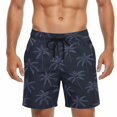 thumbnail image 6 of LIBRCLO Mens Swim Trunks Quick Dry Fashion Printing Board Shorts Casual Lightweight Breathable Summer Beach Bathing Suit with Pockets and Drawstring, 6 of 6