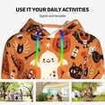 thumbnail image 4 of Sikiie Halloween 2 Women's Casual Hoodies Long Sleeve Lightweight Pullover Tops Loose Sweatshirt-Small, 4 of 7