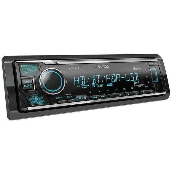 Kenwood Excelon KMM-X704 Digital Media Receiver with Bluetooth & HD Radio | Amazon Alexa Ready