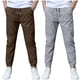 thumbnail image 1 of Odeerbi 2 Pack Boys Summer Cotton Linen Jogger Pants Casual Lightweight Elastic Waist Drawstring Sweatpants Para 3-13 Años, 1 of 9