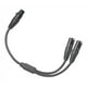 thumbnail image 5 of Adaptador de cable micrófono XLR macho a doble XLR hembra 30cm shamjiam, 5 of 9