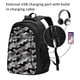 thumbnail image 2 of Disketp Horse Silhouette Mochila de Viaje Estampada para Laptop con Puerto de Carga USB, Mochila Impermeable para Computadora – Regalo para Hombres y Mujeres, 2 of 7