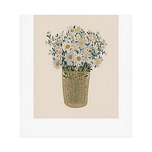 Society6 Alisa Galitsyna Sweet As A Daisy 8" x 10" Art Print and Hanger