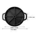 thumbnail image 2 of unbranded Sartén Multiusos De Hierro Fundido Negro Con Recubrimiento Antiadherente Para Pan En Casa, 2 of 8