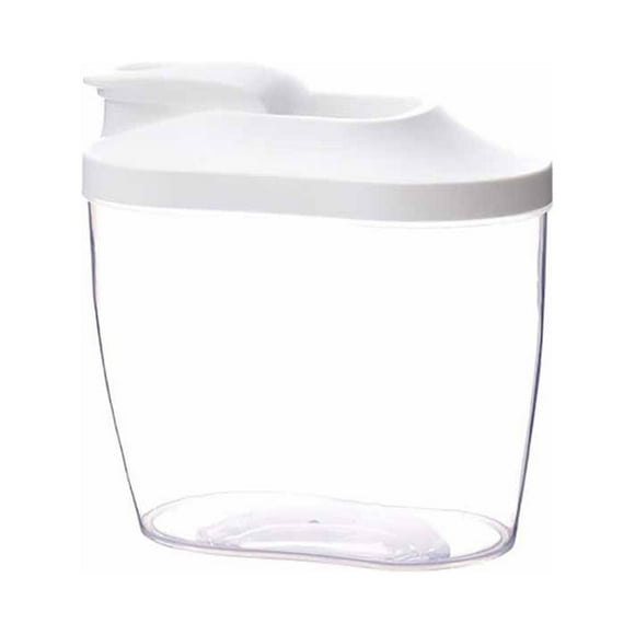 Plastic Cereal Dispenser Storage Box, Kitchen Food Grain Rice Container Nice Rice Storage Container, 3 to 5Lbs Dry Food Airtight, For Oatmeal, Grain, Cereal, Pasta, Flour