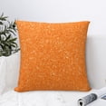 thumbnail image 4 of Yiaed Orange Glitter2 Print Pillow Covers Super Soft Decorative Square Throw Pillow Covers Case Cushion Covers for Sofa Couch Bedroom Car Decor（No pillow core）-24"x24", 4 of 7