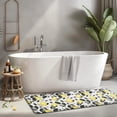 thumbnail image 2 of Yellow Lemon Fruit Berries White Pattern Kitchen Rug Mat,Kitchen Runner Rugs Non Skid Washable,Decorative Kitchen Floor Mats for Kitchen,Sink,Laundry,17"x47.2", 2 of 7