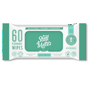Stall Mates Flushable Wipes, Unscented, Hypoallergenic, 60 Count Per pack