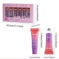 thumbnail image 3 of teapwant Teinture à Lèvres Peel Off Saveur Fruitée Gloss Teinté Longue Durée Non Collant Ensemble de Rouges à Lèvres Couleur Transfert Proof Finition 8ml6pc, 3 of 9