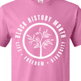 thumbnail image 4 of Inktastic Life Freedom Diversity Black History Month Badge with Tree T-Shirt, 4 of 5