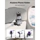 thumbnail image 3 of Airplane Travel Essentials Phone Holder, Handsfree Phone Holder For Desk Tray Universal Phone Mount Travel Essential, 3 of 5