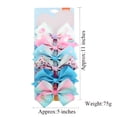 thumbnail image 6 of TUWAFE 12Pcs/Set Hair Bows Alligator Clips, 5 Inches Hair Accessories for Girls, Bows for Toddler Girls, Bow Clips for Women, 6 of 7