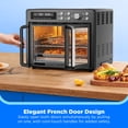 thumbnail image 3 of Midea Flexify French Door 1750W 26.4 Qt Black Toaster Oven & Air Fryer, 3 of 9
