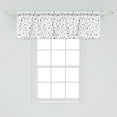 thumbnail image 2 of Ambesonne Tribal Window Valance, Aztec Geometric Design, 42" x 18", Black and White, 2 of 3