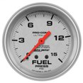 thumbnail image 4 of AutoMeter Pression de Carburant de Calibre 4411 Ultra-Légère; 2-5/8 Pouce; Balayage Mécanique Complet; 0-15 PSI; Analogique; Sans Isolateur; avec Fonction d'Avertissement Programmable; Face Blanche / Lunette Brossée / Aiguille Orange, 4 of 4