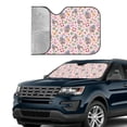 thumbnail image 2 of Yiaed Hello Summer With Gnome Print Car Windshield Sunshade Front Auto Car Front Window Sun Shade Foldable Sun Visor Shield Cover Auto Accessories for Sedan SUV Truck-Small, 2 of 5
