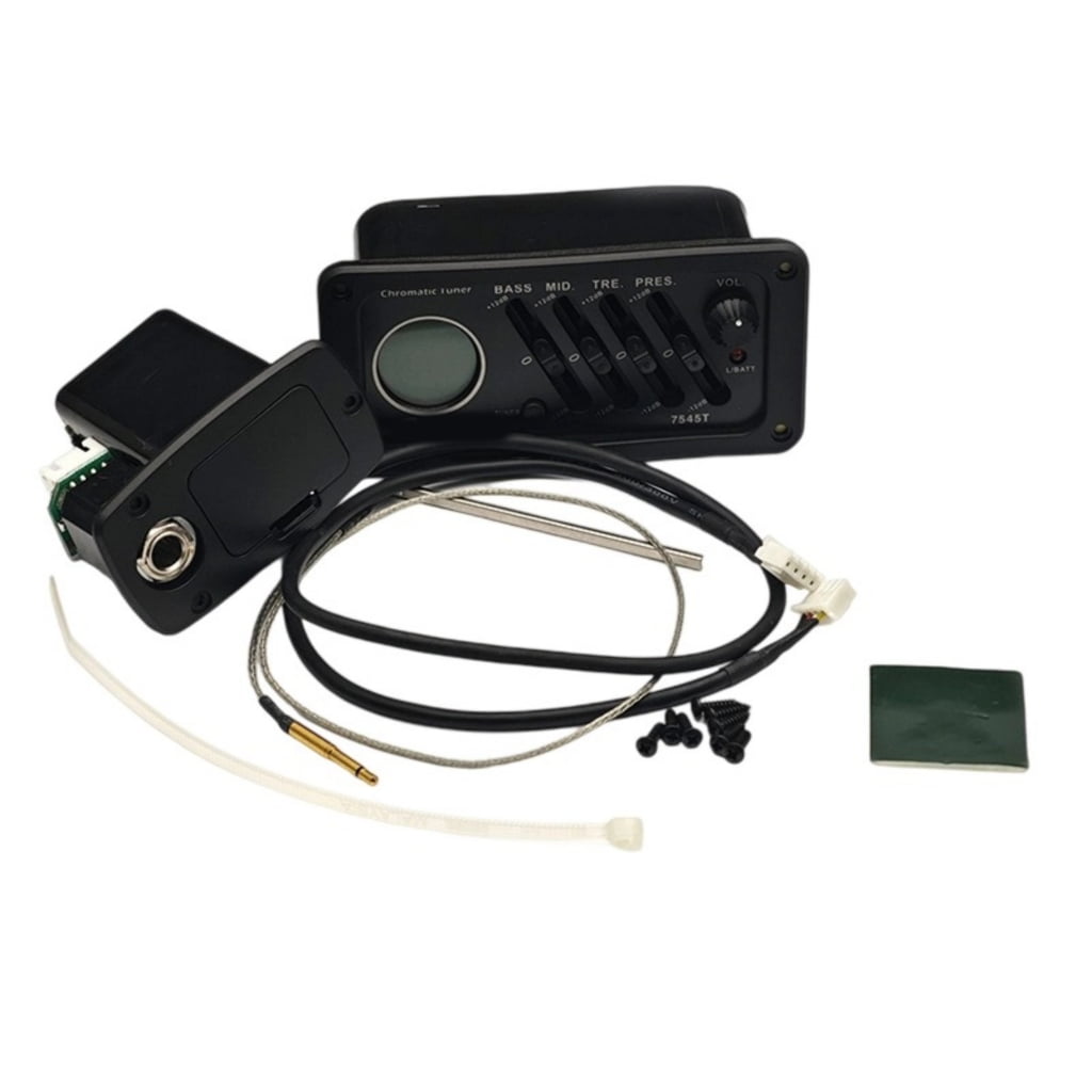 Multifuntional Electric Guitar Neck Humbucker Guitar Sound Hole Pickup Guitar Accessories Instrument Part Metal Texture