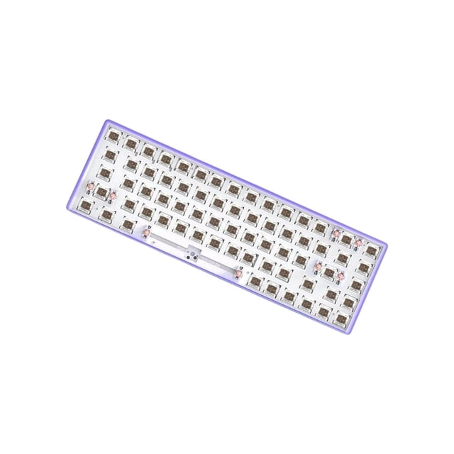 Tester68 Mechanical Keyboard Kits 2.4G/Bluetooth mode wireless Mechanical Keyboard 5.0 purple option 14