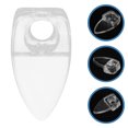 thumbnail image 1 of UPOUART 100Pcs Mirror Clip for Glass Panels Furniture Components Homeowners Transparent Plastic, 1 of 8