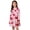 Rouge, variante sur Robe Patineuse à Manches Longues pour Filles avec Jupe Évasée Extensible, Col Rond pour Récital de Ballet Ou Fête de la Saint-Valentin en Rouge