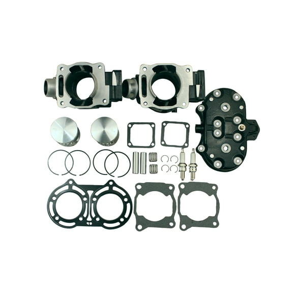 Top End Kit Cylinder Head Piston Gasket for Yamaha Banshee 350 1987-2006
