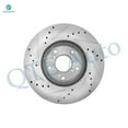 thumbnail image 4 of Front Drilled Slotted Disc Brake Rotors For 2003-2011 Honda Element, 4 of 7