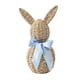 thumbnail image 3 of Conejito de Pascua trenzado, una adorable decoración hecha a mano para colocar en una mesa, en Azul, 3 of 9