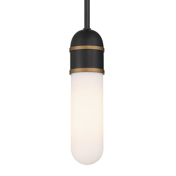 Crystorama Lighting Group CAP-8511-MK-TG Capsule 3" Wide Led Mini Pendant - Gold