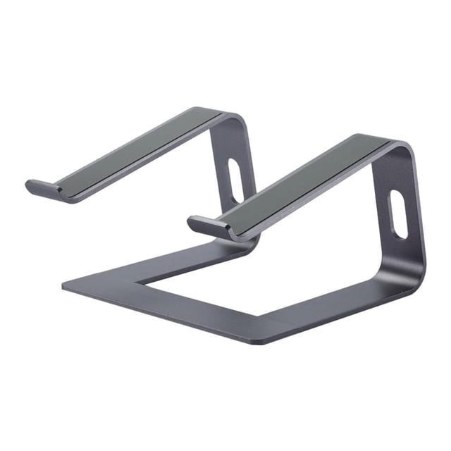 Soporte para computadora portátil hueco desmontable Aleación de aluminio de disipación de calor para computadora portátil -15.6 - gris Hugo Soporte para computadora portátil