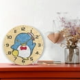 thumbnail image 6 of SKYSONIC Funny Penguine Wall Clock 10 Inch Silent Non Ticking Round Clock Oil Painting Clock Easy to Read Clock for Living Room Bedroom Bathroom Home Decor, 6 of 7