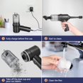 thumbnail image 3 of Aspiradora para automóvil, motores cepillados para un rendimiento confiable, forma ergonómica para mayor comodidad durante el uso, batería recargable que garantiza flexibilidad, luces LED que guían, 3 of 5