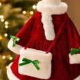 thumbnail image 6 of LEFXSMR Christmas Porch Goose Outfit, Winter Velvet Christmas Goose Outfit with Bag Hat , 23" Porch Goose Outfits for Patio Yard Lawn Garden Outdoor, 6 of 8
