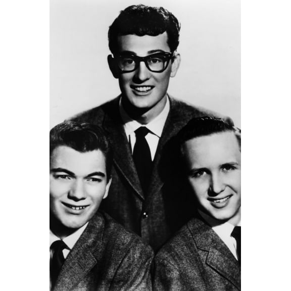 Buddy Holly Bw W/ Crickets Metal Sign 8inx 12in Print on Metal 8x12 Square Adults AB Posters