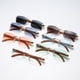 thumbnail image 5 of Gafas de sol de moda para hombre, gafas de sol sin marco ultra transparentes con ribete de diamantes marinos, tendencia, 5 of 6