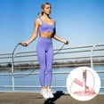 thumbnail image 6 of Adjustable Digital Counting Jump Rope, Non- Handle Speed Skipping Rope for Home Gym Fitness Workout Training(Pink,280cm), 6 of 6
