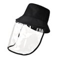 thumbnail image 2 of Sombrero anti-saliva con protección facial de seguridad de 4 piezas con cubierta desmontable, y boca anti-polen a prueba Macarena Sombrero para mujer de moda para hombre, 2 of 8