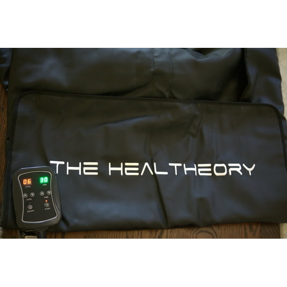 The Healtheory Infrared Sauna Blanket, Upgrade PVC Professional Body Shaper Sauna Slimming Blanket for Home ,  Extra Long up to 6ft7in Person