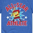 thumbnail image 3 of SpongeBob SquarePants - American All Star - Toddler And Youth Short Sleeve Graphic T-Shirt, 3 of 6