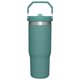thumbnail image 1 of Stanley Iceflow Vaso de Acero Inoxidable - Botella de Agua Aislada al Vacío para el Hogar y el Coche Vaso Reutilizable con Pajita Resistente a las Fugas Flip Frío durante 12 Horas o Helado 30oz, 1 of 7