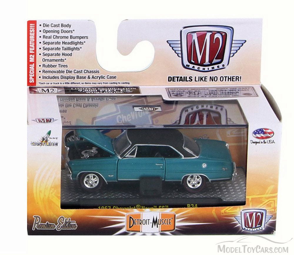 M2 Machines Detroit Muscle Release 52 1:64 1967 Chevrolet Nova SS