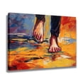 thumbnail image 2 of Abstract Art Modern Decorative Painting Feet Framed Canvas Poster Bedroom Decor Sports Landscape Office Room Decor Gift,Frame-style,24x36inch(60x90cm), 2 of 8