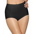 thumbnail image 1 of Hanes X245 Bali Seamless Extra Firm Control Brief 2-Pack Extra Large 2 Black, 1 of 4