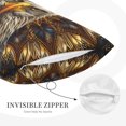 thumbnail image 3 of Zufioo Vintage Pattern Bald Eagle Print Double-sided Plush Pillow Cover,Decorative Pillow Protector without Pillow Core, Suitable for Sofa, Bedroom, Car-20"x30", 3 of 6