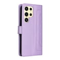 thumbnail image 5 of Wallet Case for Samsung Galaxy S25 Ultra with Wrist Strap, Premium PU Leather Slim Flip Cover Stand Bumper Shockproof Protective Cards Slots Anti-Scratch Phone Case for Galaxy S25 Ultra, Purple, 5 of 11