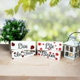 thumbnail image 5 of JennyGems Spring Decor Farmhouse Signs, Ladybug Tiered Tray Decor, Live Life In Full Bloom 4pc Block Sign Set, 5 of 10