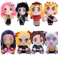 thumbnail image 2 of 20 Cm Demon Slayer's Blade Plush Toy Kimetsu No Yaiba Kamado Tanjirou Tomioka Giyuu Agatsuma Zenitsu Douma Sabito Plush Doll Fivean unisex, 2 of 2